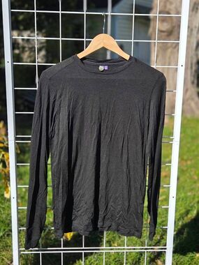 Ibex Zque Certified Merino Wool Long Sleeved T-Shirt Base Layer Sz. S